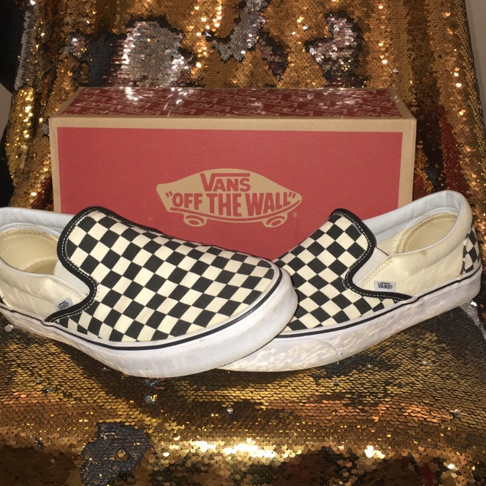 Vans - Black and White Checkerboard